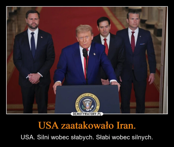 
    USA zaatakowało Iran.