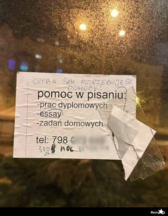 
    Pomoc w pisaniu 