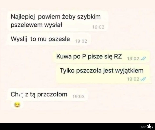 
    Problemy z pisownią 