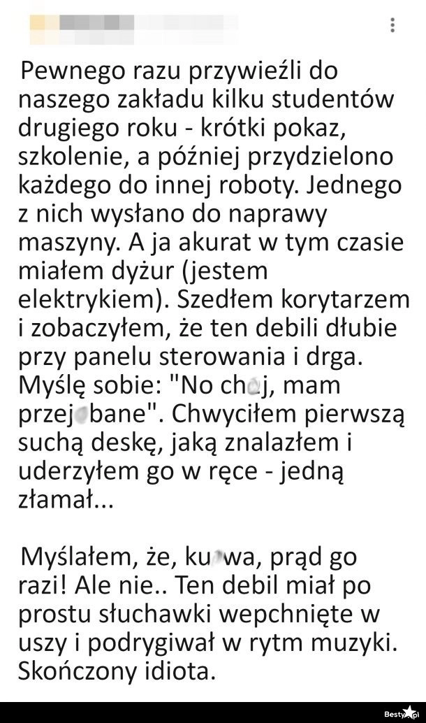 
    Studenci w zakładzie pracy 