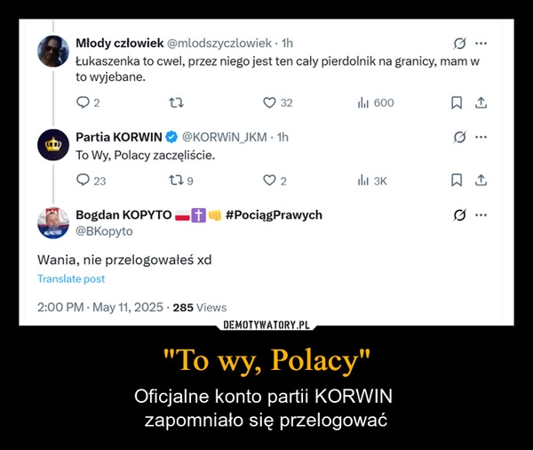
    "To wy, Polacy"