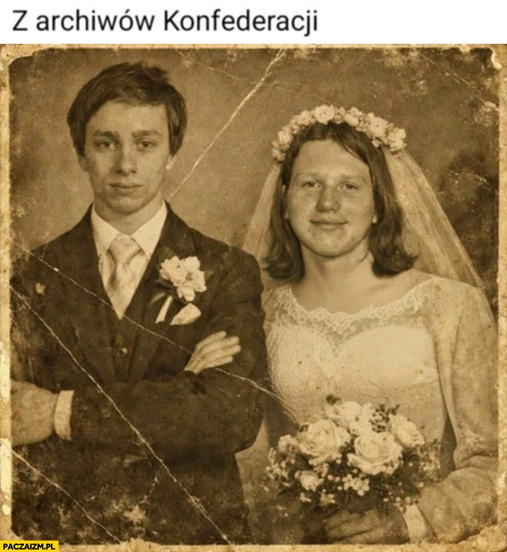 
    Z archiwów Konfederacji Bosak Mentzen ślub