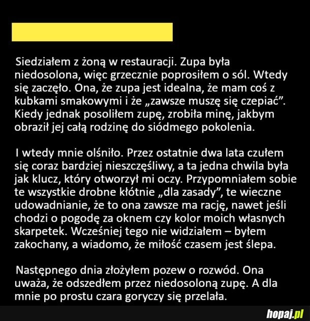 
    Czara goryczy się przelała