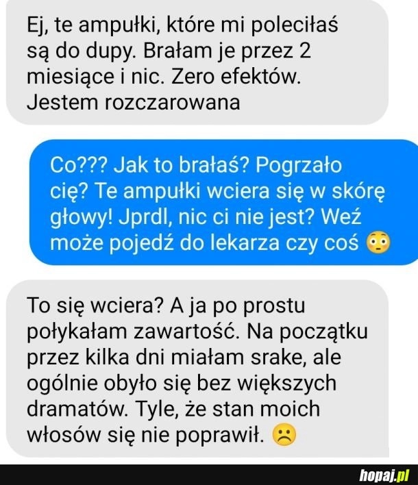 
    Ampułki z polecenia