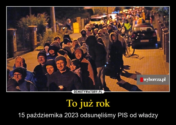 
    To już rok