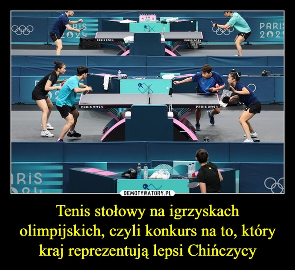 
    Tenis stołowy na igrzyskach olimpijskich, czyli konkurs na to, który kraj reprezentują lepsi Chińczycy