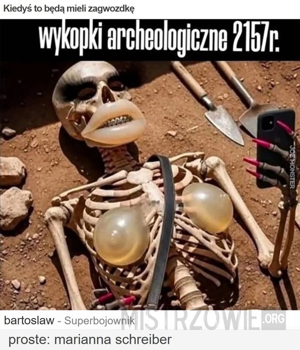 
    Kiedyś to będą mieli zagwozdkę