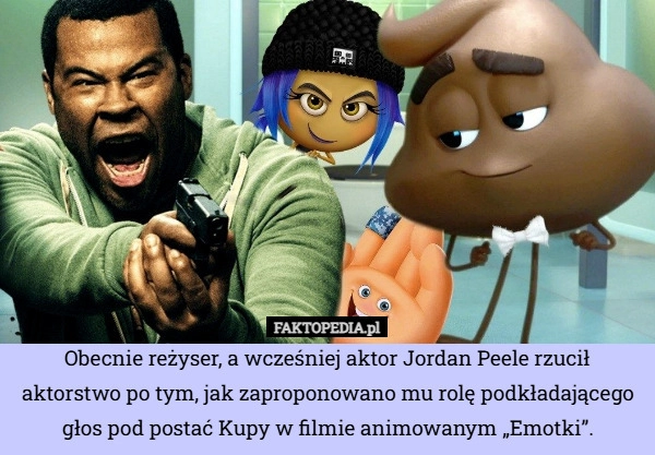
    Obecnie reżyser, a wcześniej aktor Jordan Peele rzucił aktorstwo po tym,