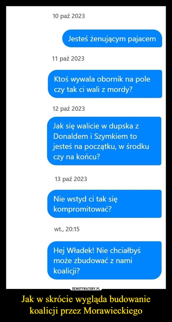 
    Jak w skrócie wygląda budowanie koalicji przez Morawieckiego