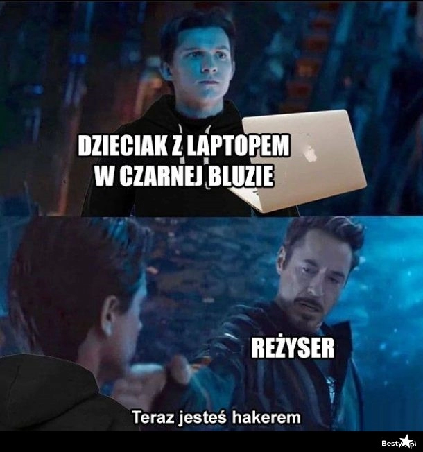 
    Dzieciak z laptopem 