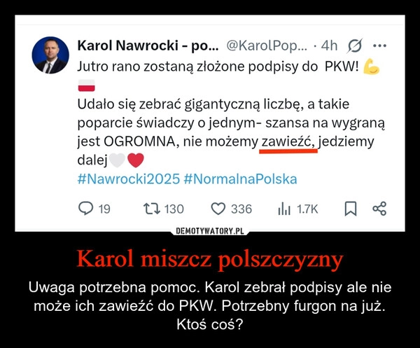 
    Karol miszcz polszczyzny