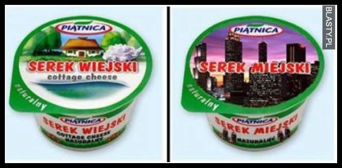 
    Serek wiejski vs serek miejski