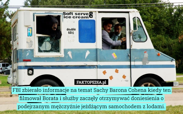 
    FBI zbierało informacje na temat Sachy Barona Cohena kiedy ten filmował