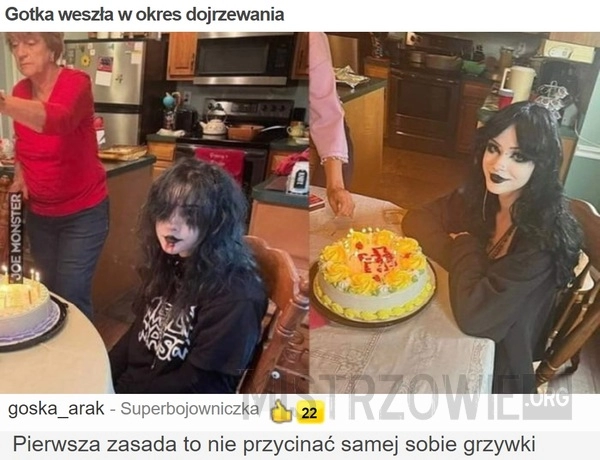 
    Gotka weszła w okres dojrzewania