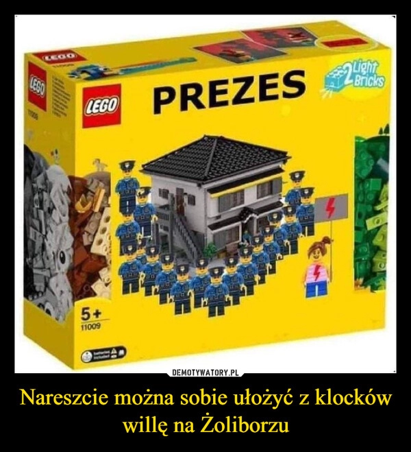 
    
Nareszcie można sobie ułożyć z klocków willę na Żoliborzu 