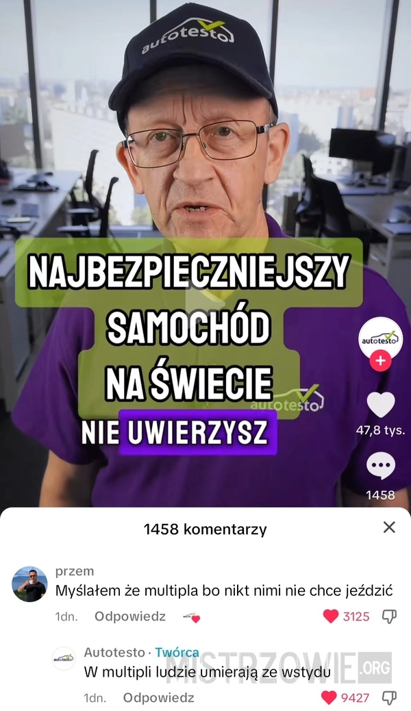 
    Najbezpieczniejszy samochód