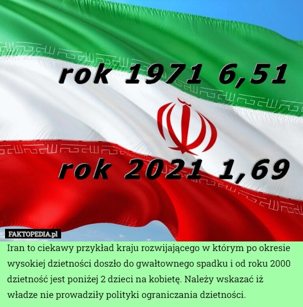 
    Iran to ciekawy przykład kraju rozwijającego w którym po okresie wysokiej