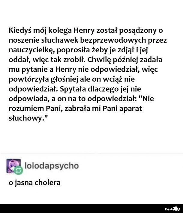 
    Historia ze szkolnych lat 