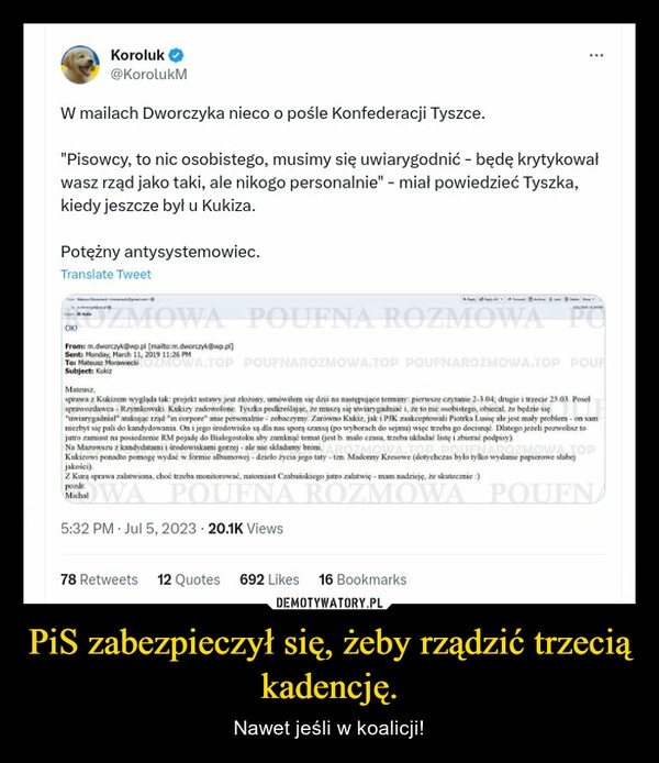 
    PiS zabezpieczył się, żeby rządzić trzecią kadencję.