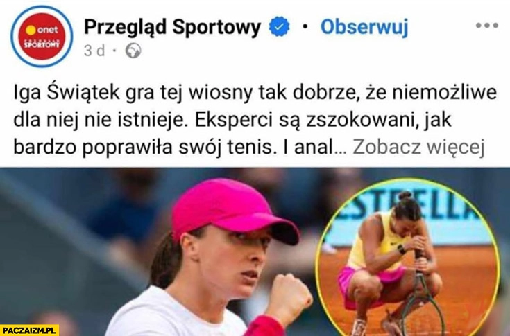 
    Iga Świątek przegląd sportowy poprawiła swój tenis i anal