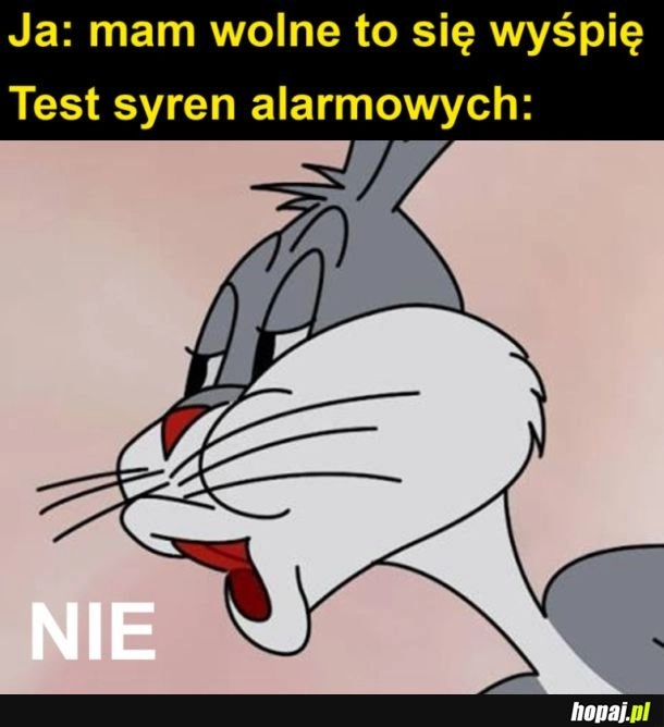 
    Test syren alarmowych
