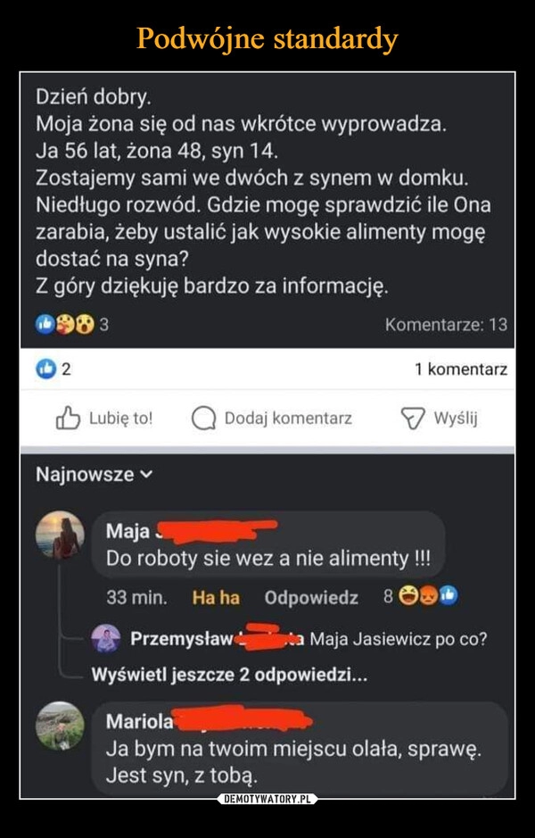 
    Podwójne standardy