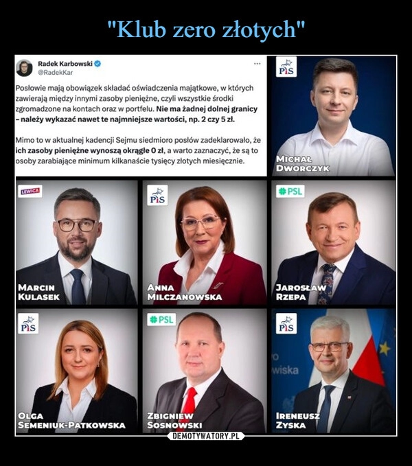 
    "Klub zero złotych"