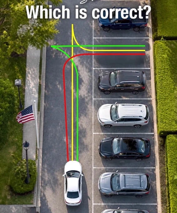 
    For driving Experts which of this line is correct?