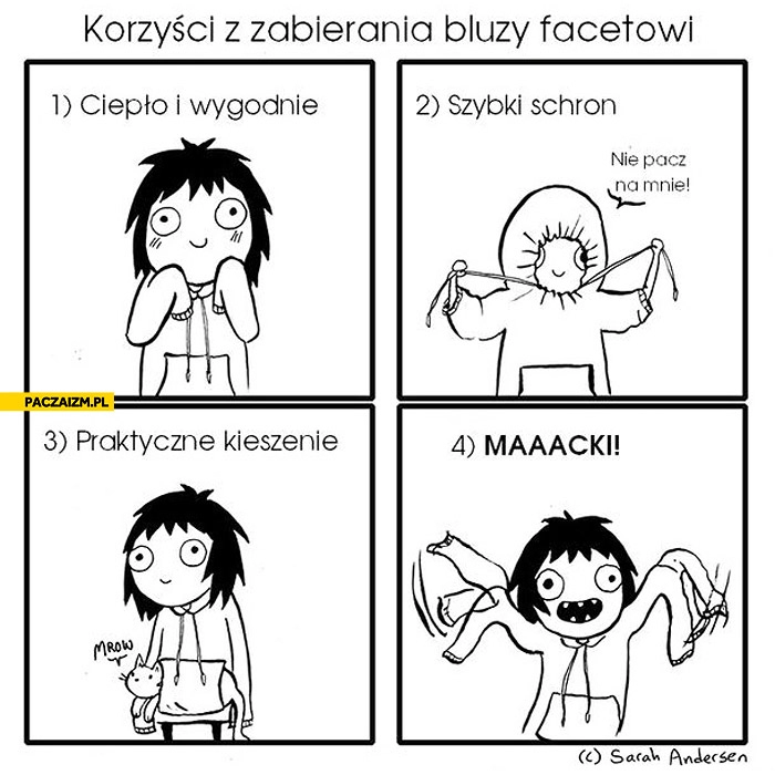 
    Korzyści z zabierania bluzy facetowi