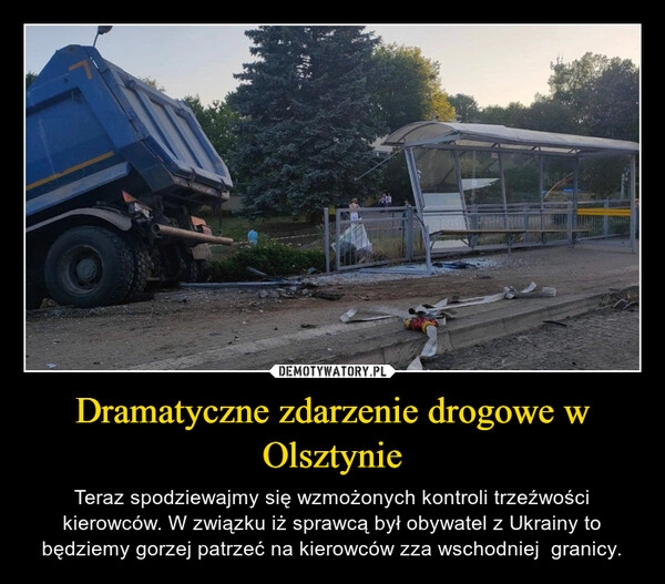 
    Dramatyczne zdarzenie drogowe w Olsztynie