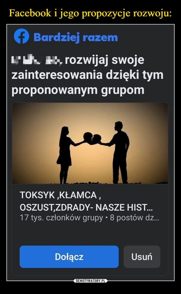 
    
Facebook i jego propozycje rozwoju: 