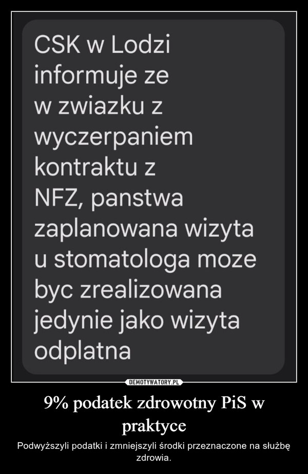 
    9% podatek zdrowotny PiS w praktyce