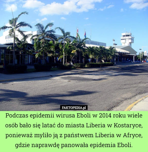 
    Podczas epidemii wirusa Eboli w 2014 roku wiele osób bało się latać do miasta