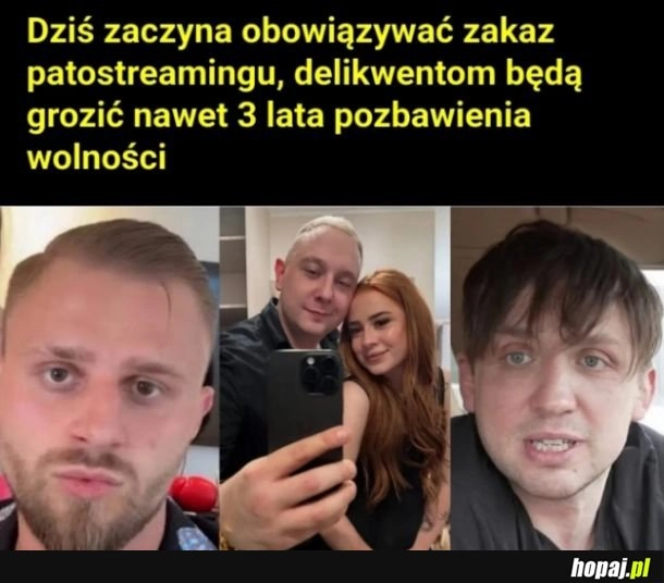 
    Zakaz patostreamingu
