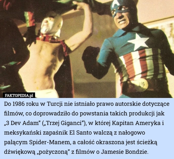 
    Do 1986 roku w Turcji nie istniało prawo autorskie dotyczące filmów, co...