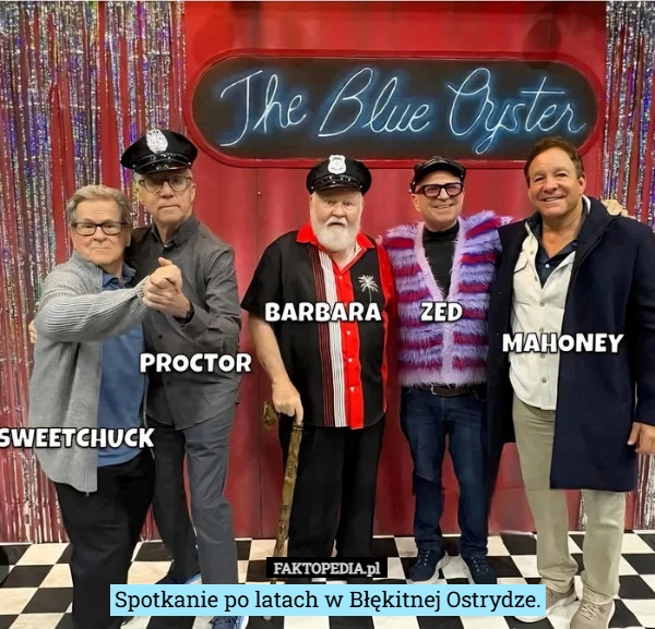 
    Spotkanie po latach w Błękitnej Ostrydze.