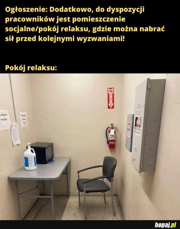 
    Pokój relaksu w pracy 