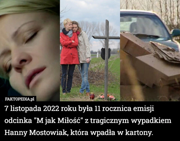 
    
			7 listopada 2022 roku była 11 rocznica emisji odcinka "M jak Miłość"...					