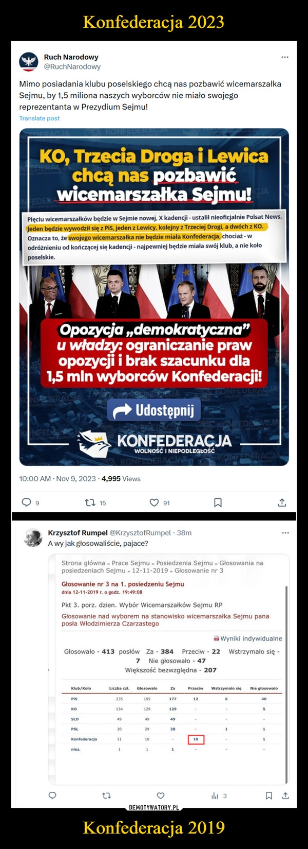 
    Konfederacja 2023 Konfederacja 2019