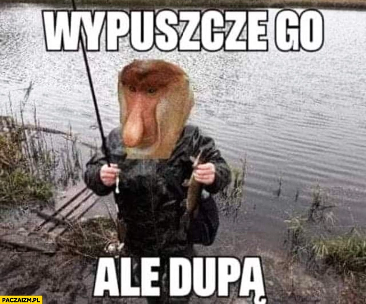 
    Ryba wędkarz wyposzczę go ale dupa typowy Polak nosacz małpa