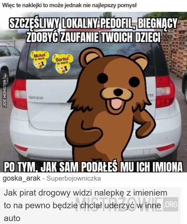 
    Więc te naklejki to...