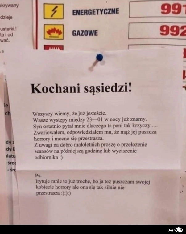 
    Sąsiedzka prośba 