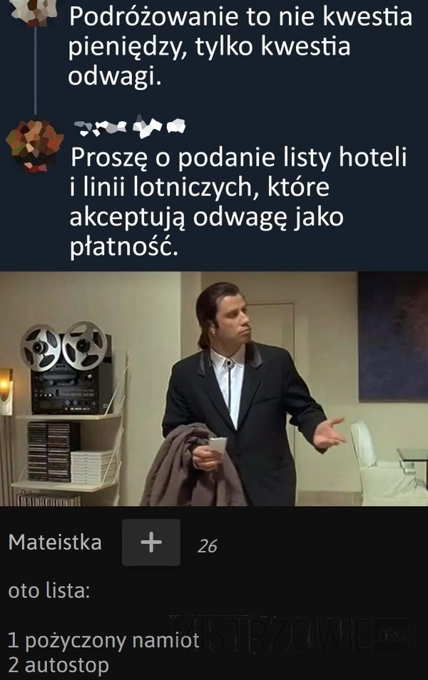 
    Podróżowanie