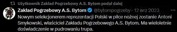 
    Nowy trener reprezentacji
