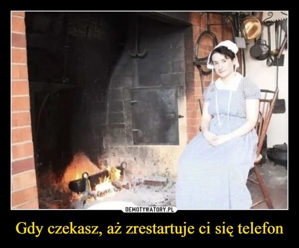 
    Gdy czekasz, aż zrestartuje ci się telefon