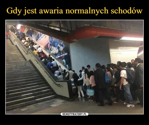 
    Gdy jest awaria normalnych schodów