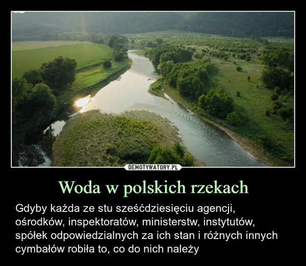 
    Woda w polskich rzekach