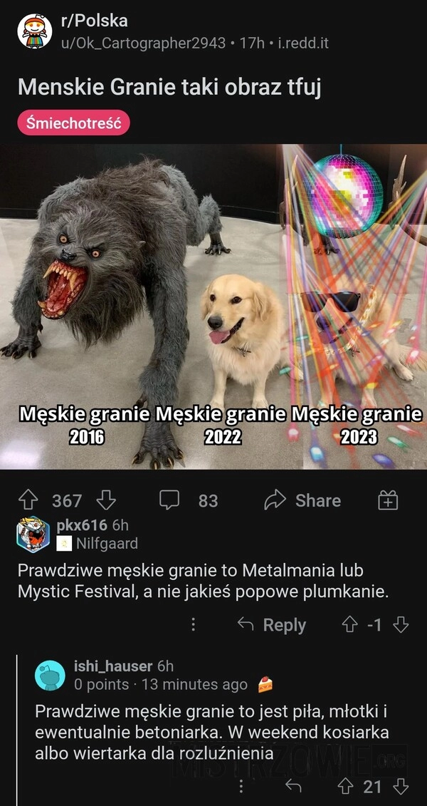 
    Męskie granie