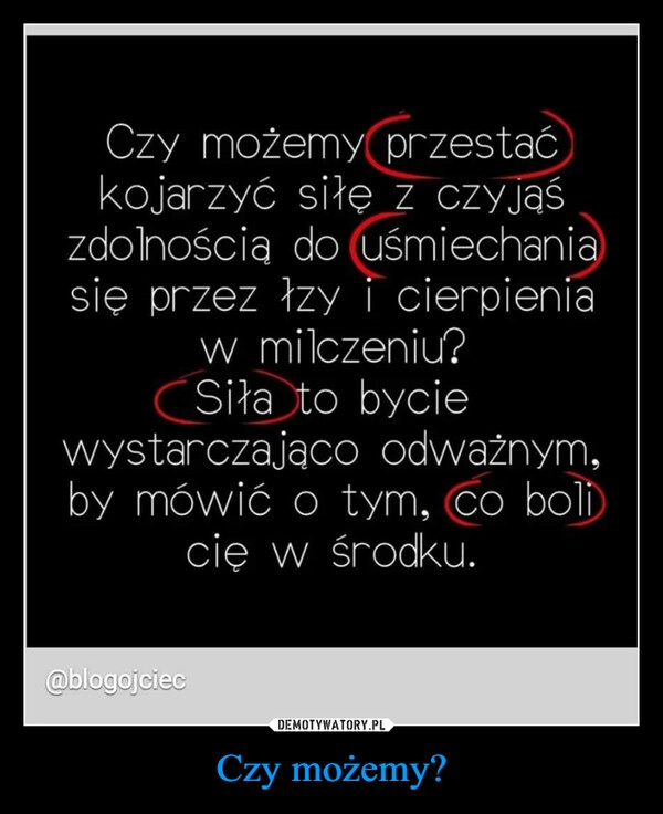 
    Czy możemy?