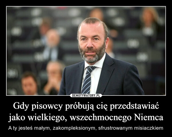 
    Gdy pisowcy próbują cię przedstawiać jako wielkiego, wszechmocnego Niemca